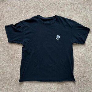 Dickies Men's Navy and White T-shirt